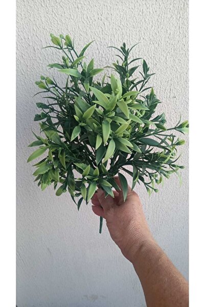 kutmen فرع أخضر 5 فروع زهرة صناعية