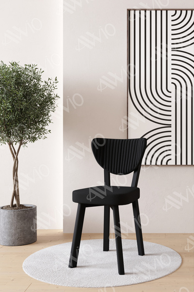 AVVİO Elma Mutfak Sandalyesi Yemek Odası Bahçe Balkon Otel Restoran Kafe Sand...