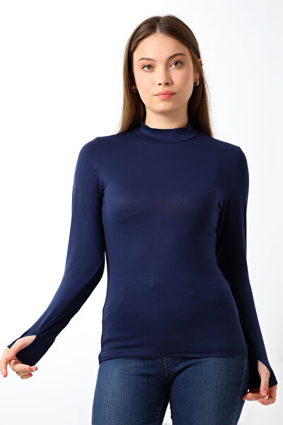 Endies Navy Blue Women's Body - Finger Detailed, Model 21756