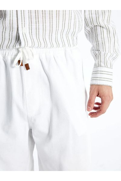 LC Waikiki LCW Men's Gabardine Shorts - Casual, Standard Fit