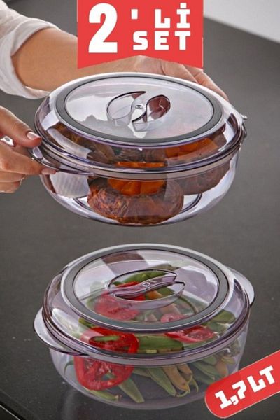 Espas Home 1750 ML Storage Container with Double Round Gasket