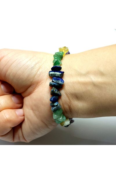 Dejavu TR Colorful Natural Stone Broken Bracelet - Sports Model