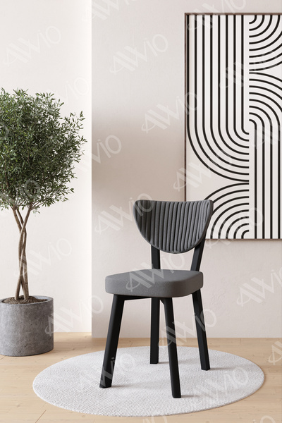 AVVİO Elma Mutfak Sandalyesi Yemek Odası Bahçe Balkon Otel Restoran Kafe Sand...