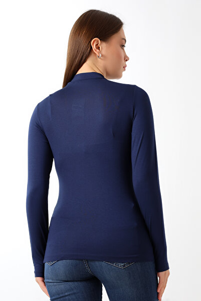 Endies Navy Blue Women's Body - Finger Detailed, Model 21756