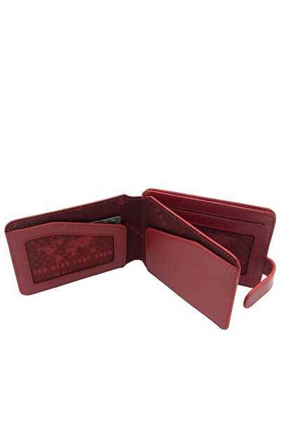 Tergan Kırmızı Deri Unisex Cüzdan 1658C71