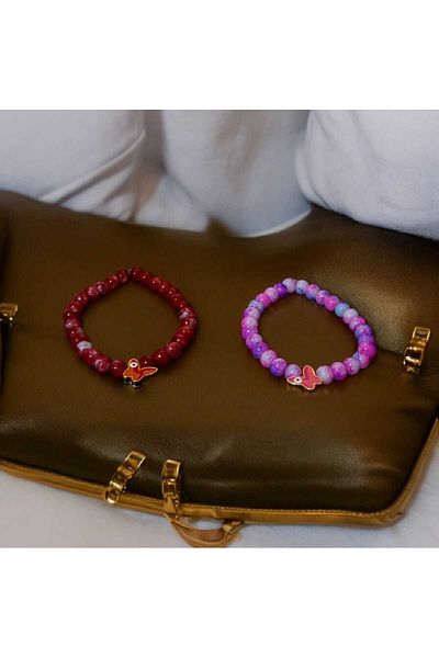 feyza collection Butterfly Friendship Bracelet with Gift
