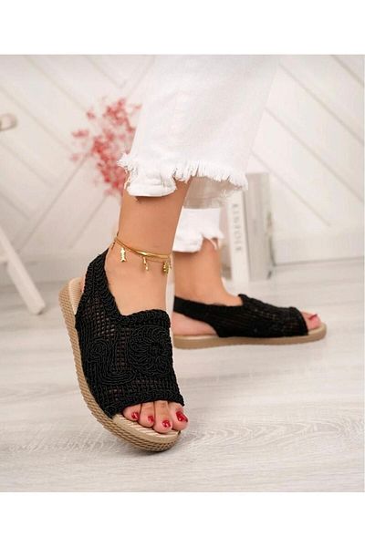 PLN SHOES Comfortable Lightweight Lace Women's Sandals