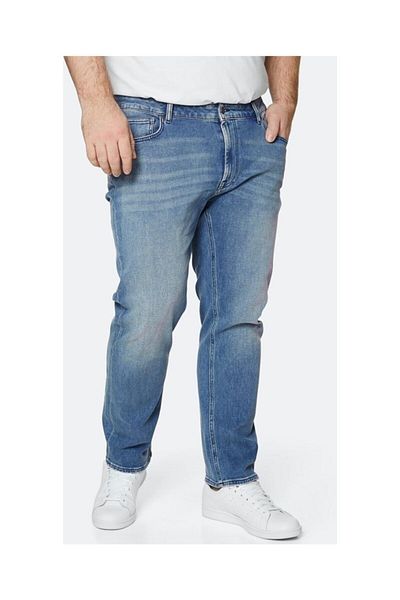 Dressmann Men's Blue Large Size Low Waisted Jeans