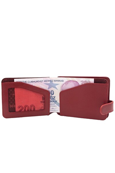 Tergan Kırmızı Deri Unisex Cüzdan 1658C71