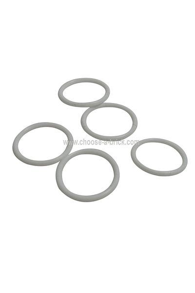 LEGO 5 PCS Small Rubber Belt - Round Cut, Rubber Strap 2x2