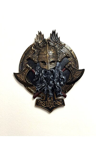 Bat Art House Viking Duvar Pano Heykel