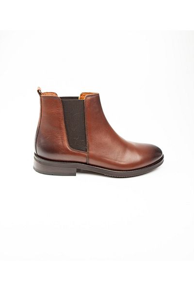 MARCOMEN 9963 Model Tan Men's Leather Classic Boots