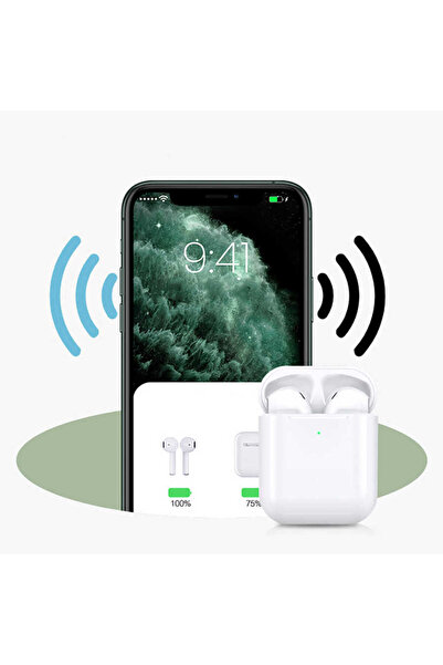 WIWU Bluetooth Kulaklık Wiwu Airbuds SE Type-C Şarj Portlu Kulakiçi Tasarım Beyaz