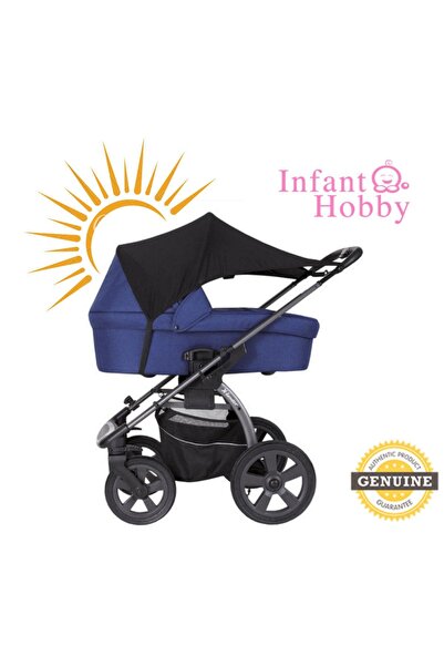 İnfant Hobby Siyah Bebek Arabası Güneş Tentesi
