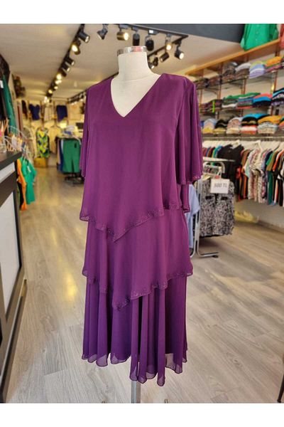 Paşalı Sandy Chiffon Dress - Inner Kumashı Line Concealer
