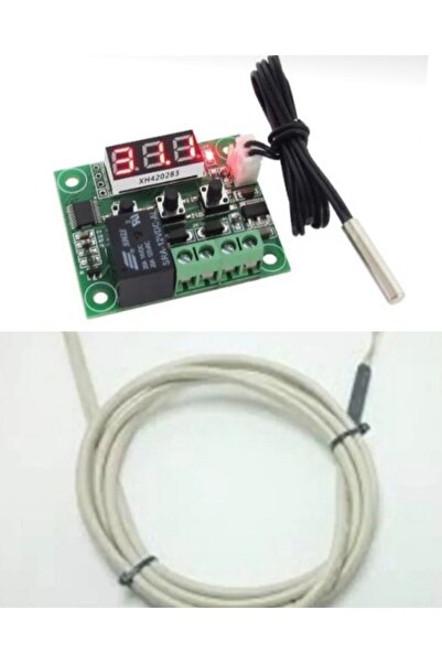 Genel Markalar W1209 Dijital Termostat, 1mt Isıtıcı Rezistans Kablo, Kuluçka ...