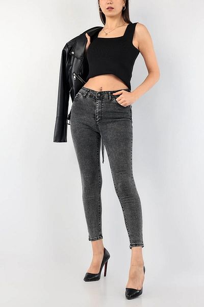 Ramrod Wolf Stretchy ύφασμα ψηλόμεσο Lycra Skinny τζιν
