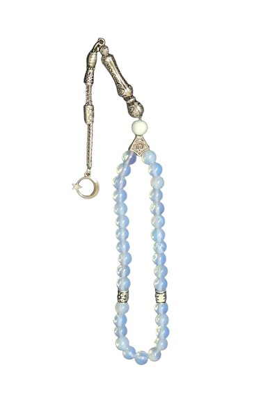 UPEKA Sferă croială de mărgele de rugăciune din piatră naturală naturală de lună