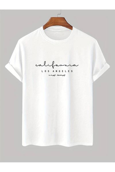 AMMA Κοντομάνικο μπλουζάκι California Los Angeles Printed Unisex - 100% βαμβάκι
