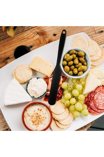 Ekostem 2 Pieces Silicone Cream, Cheese and Chocolate Skimming Spatulas