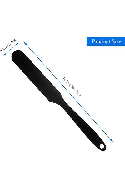 Ekostem 2 Pieces Silicone Cream, Cheese and Chocolate Skimming Spatulas