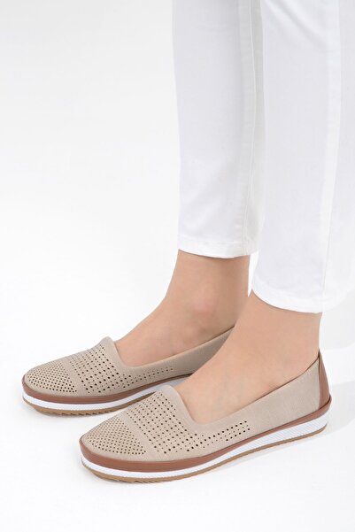 KAOF SHOES Γυναικεία Βιζόν Ορθοπεδικά Μητρικά Παπούτσια Mother Daily Ballerin...