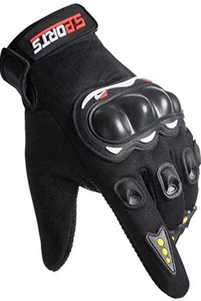 OLTAMİX Motosiklet eldiven spor nefes kaymaz uzun parmak dokunmatik ekran kor...