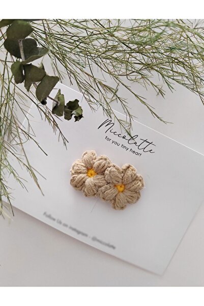 Miccolatte Hairless Baby Buckle Hand-knitted Floral