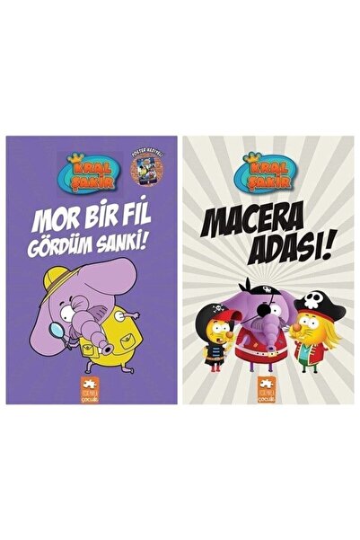 Eksik Parça Çocuk Yayınları Kral Şakir 7 & 8 Set - Mor Bir Fil Gördüm Sanki &...
