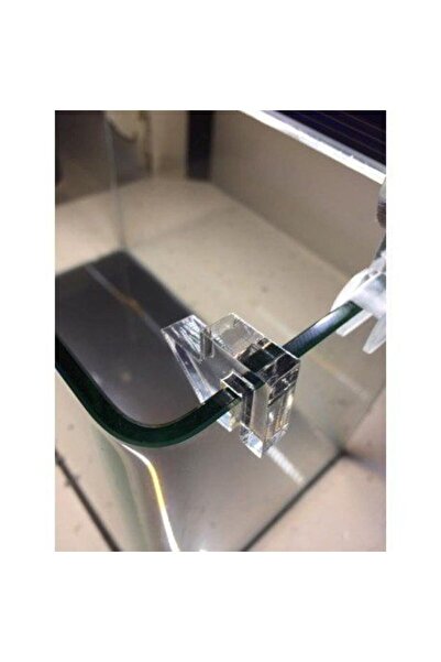 Malawi İzmir Akvaryum Buhar Camı Tutucu Klips 4lü Set 6 MM