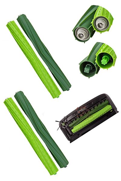iRobot Roomba S9 - 2 Pairs (4 Pieces) Surface Cleaner Rubber Brushes