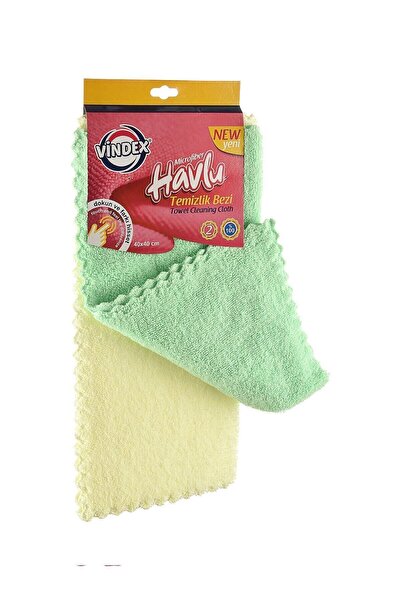 Windex Vindex Mikrofiber Havlu Temizlik Bezi 2 Li