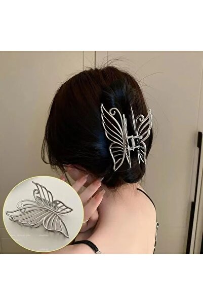 Efna Store Modern Trend Butterfly Model - 7 cm Metal Latch Buckle, Cage Detailed