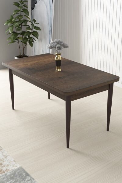 Canisa Concept Arp Serisi 70x110 Sabit Barok Ahşap Desen Mutfak Masası