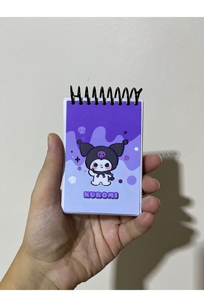 Cuppy Box Sanrio Kuromi - 75 Pages Unlined Mini Notebook