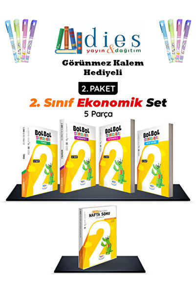 öğretmen evde Öğretmenevde Yay. 2. Sınıf Ekonomik Set – 5 Parça (2023-2024)