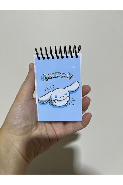 Cuppy Box Sanrio Cinnamoroll - 75 Pages Unlined Mini Notebook