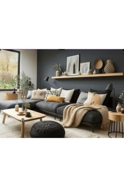 Yggdrasil Home Decor Dekoratif Doğal Ahşap  Tek’li  220X20X4 cm (Gizli Aparat...