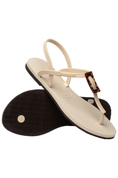 Havaianas Beige Women's Slippers - You Paraty Buckle 0121