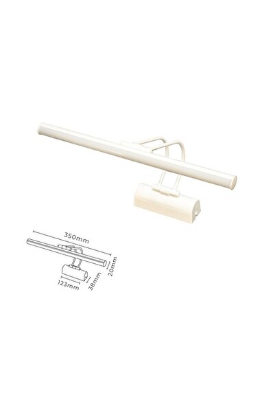 Lion 7 Watt Beyaz Kasa Flüt Led Aplik - Resim Ve Duvar Apliği