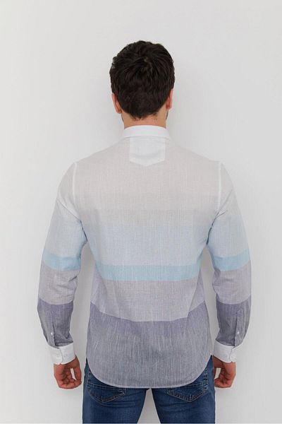 Cazador 23yceed02051 قميص أكسفورد طويل الأكمام للرجال