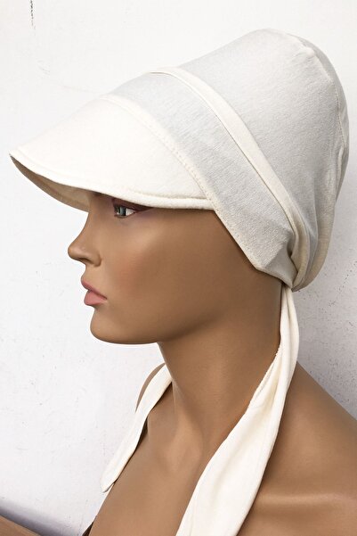 Vera Bone Ready Turban Sunstorm Cream Χτενισμένη βαμβακερή