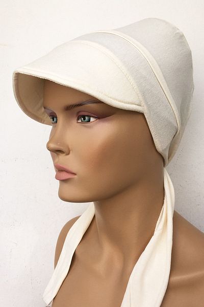 Vera Bone Ready Turban Sunstorm Cream Χτενισμένη βαμβακερή