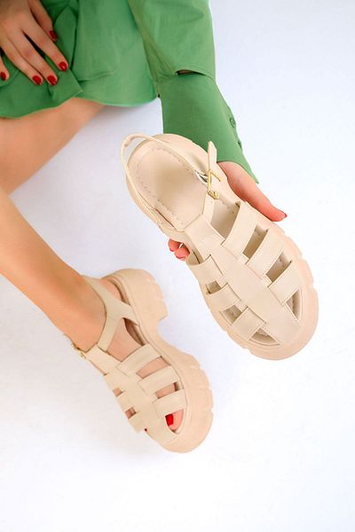 SOHO Beige Damensandalen - Modell 19342