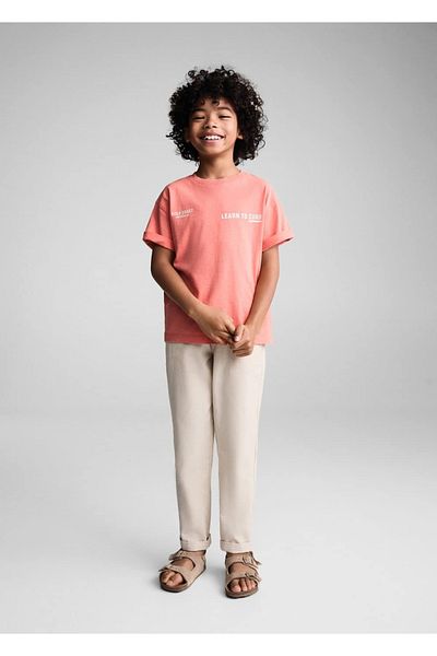 MANGO Kids Tricou Roșu Pentru Copii
