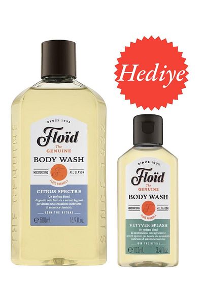 Floid Shower Gel - Citrus Spectre 500 ml + Gift Vetyver Splash Shower Gel 100 ml