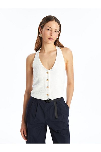 LC Waikiki Γυναικεία μπλούζα Halter Neck