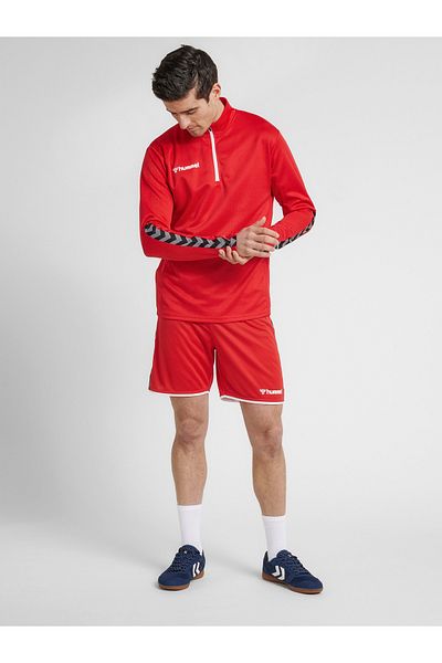 hummel hmlAUTHENTIC SWEATSHIRT MIT HALF-ZIP