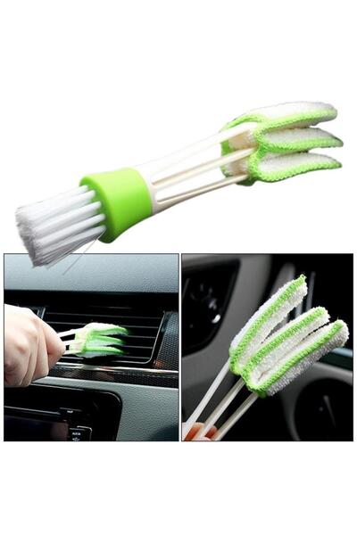Nirnisa Mikrofiber Çizmeyen Yumuşak Araç Motor Klima Izgara Jaluzi Klavye Detay Temizleme Fırçası