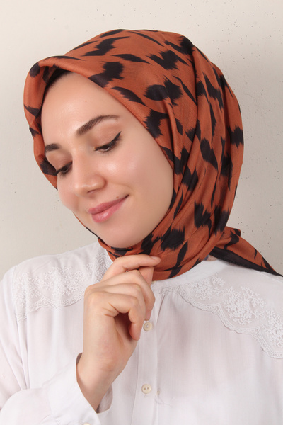 Eşarppark Nirvana Soft Eşarp 3348-7 Kiremit